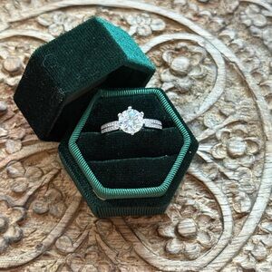 Moissanite ring size 8
